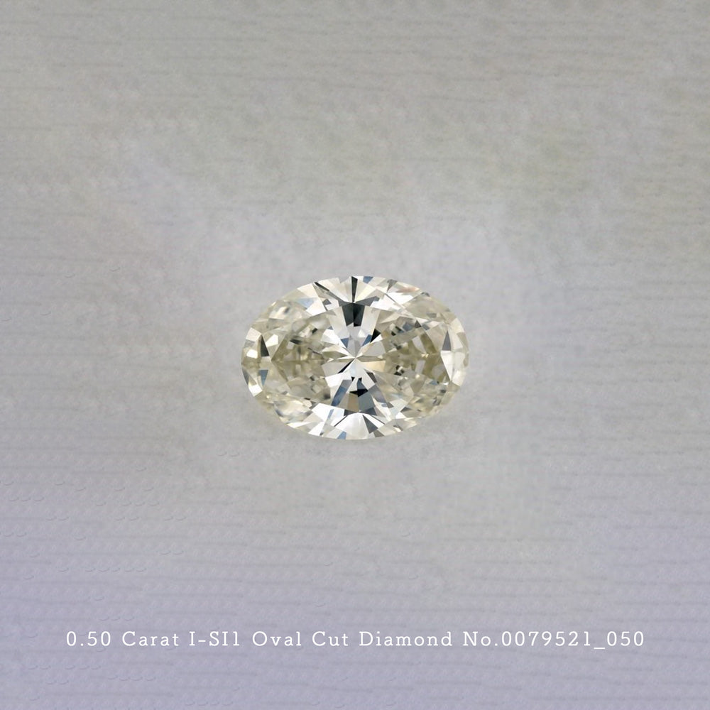 0.50 Carat I-SI1 Oval Cut Diamond [0079521_050]