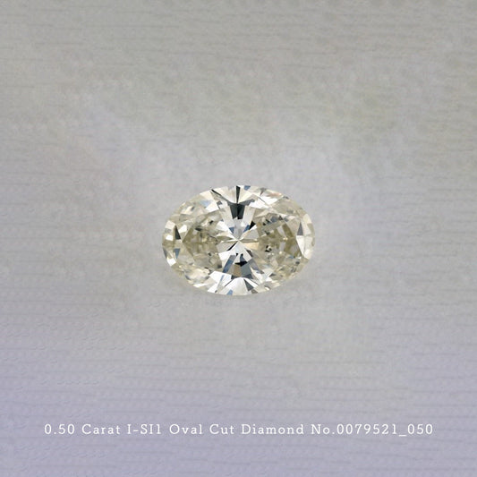 0.50 Carat I-SI1 Oval Cut Diamond [0079521_050]