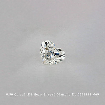 0.50 Carat I-SI1 Heart Shaped Diamond [0127771_069]