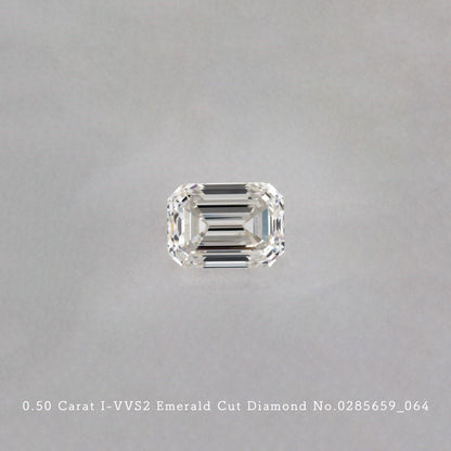 0.50 Carat I-VVS2 Emerald Cut Diamond [0285659_064]