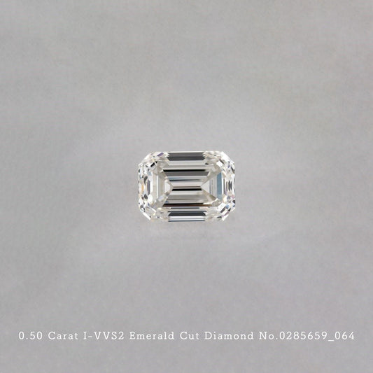 0.50 Carat I-VVS2 Emerald Cut Diamond [0285659_064]