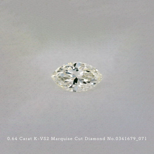 0.64 Carat K-VS2 Marquise Cut Diamond [0341679_071]