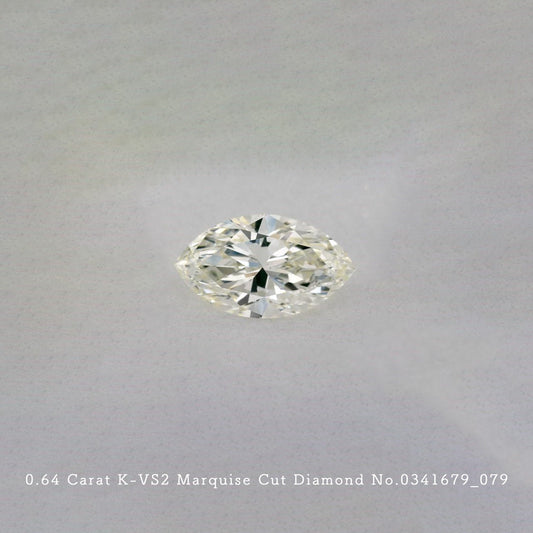 0.64 Carat K-VS2 Marquise Cut Diamond [0341679_079]