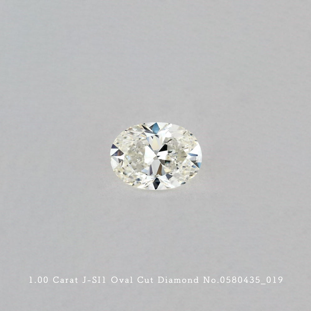 1.00 Carat J-SI1 Oval Cut Diamond [0580435_019]