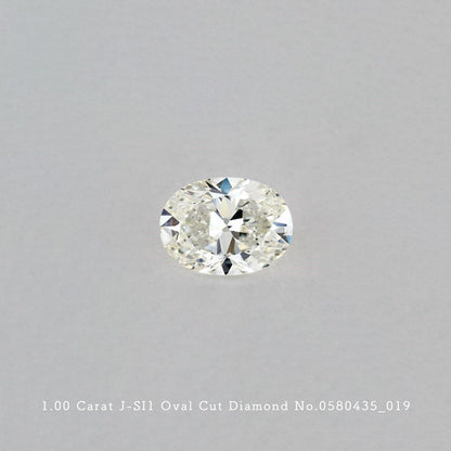 1.00 Carat J-SI1 Oval Cut Diamond [0580435_019]