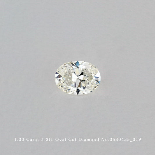 1.00 Carat J-SI1 Oval Cut Diamond [0580435_019]