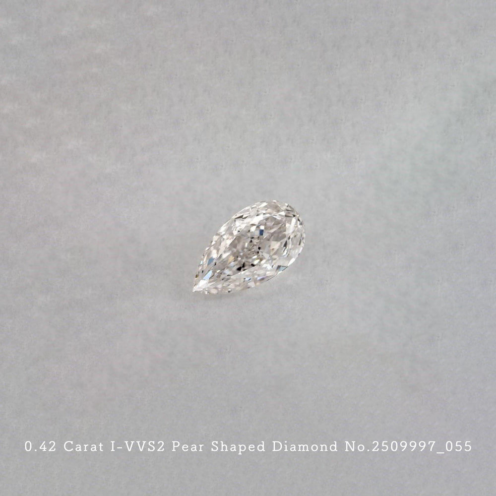 0.42 Carat I-VVS2 Pear Shaped Diamond [2509997_055]