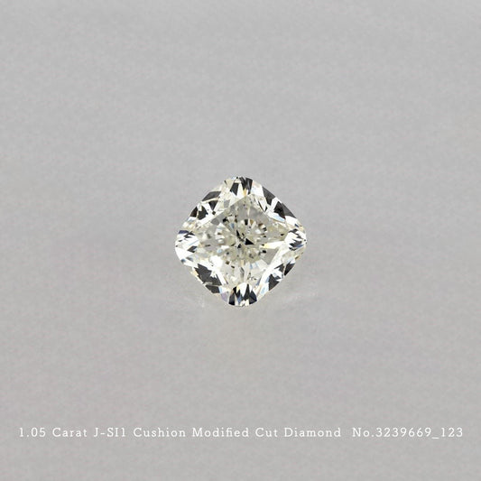 1.05 Carat J-SI1 Cushion Modified Cut Diamond [3239669_012]