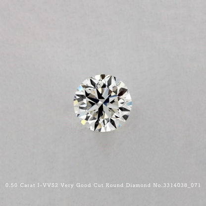 0.50 Carat I-VVS2 Very Good Cut Round Diamond [3314038_071]
