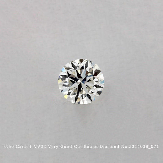 0.50 Carat I-VVS2 Very Good Cut Round Diamond [3314038_071]