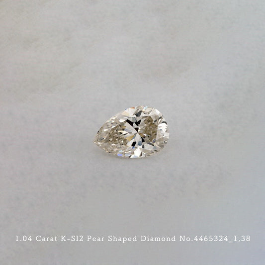 1.04 Carat K-SI2 Pear Shaped Diamond [4465324_013]