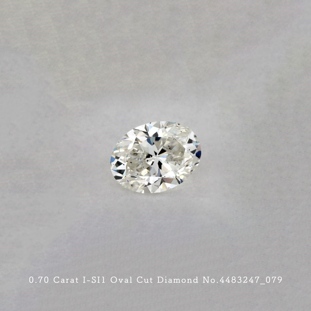 0.70 Carat I-SI1 Oval Cut Diamond [4483247_079]