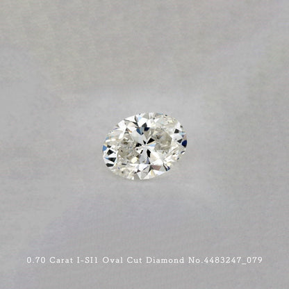 0.70 Carat I-SI1 Oval Cut Diamond [4483247_079]