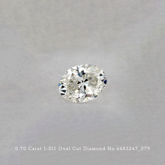 0.70 Carat I-SI1 Oval Cut Diamond [4483247_079]