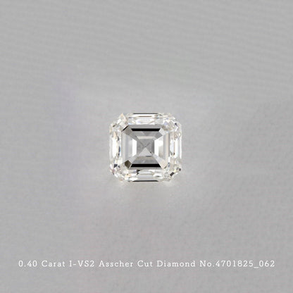 0.40 Carat I-VS2 Asscher Cut Diamond [4701825_062]