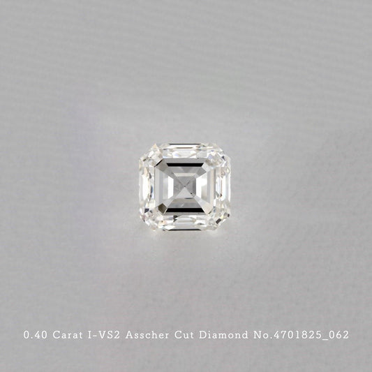 0.40 Carat I-VS2 Asscher Cut Diamond [4701825_062]