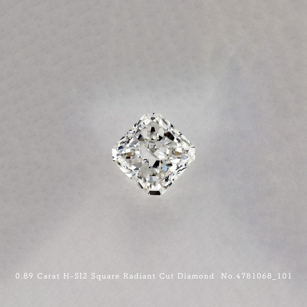 0.89 Carat H-SI2 Square Radiant Cut Diamond [4781068_010]