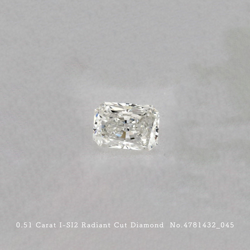 0.51 Carat I-SI2 Radiant Cut Diamond [4781432_045]