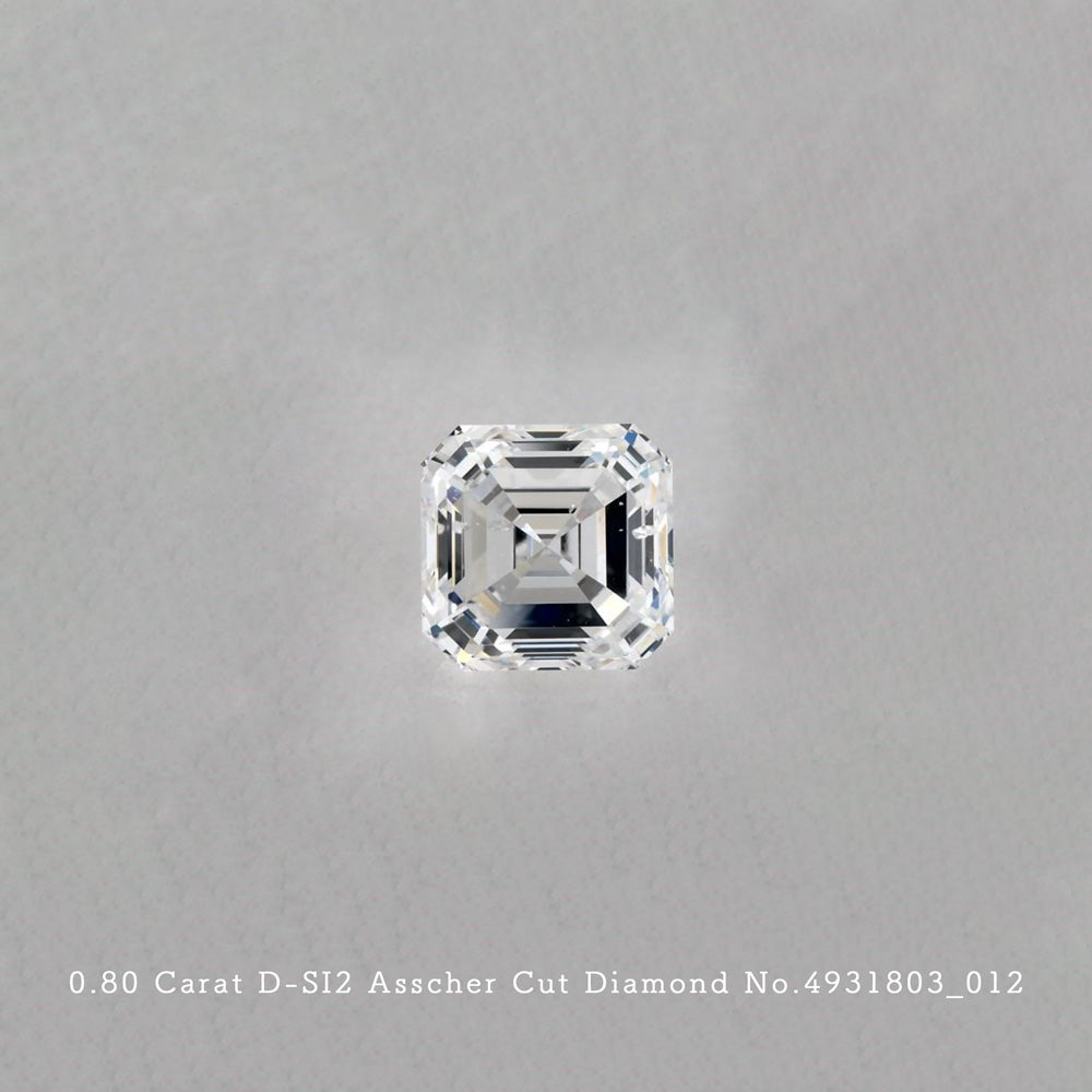 0.80 Carat D-SI2 Asscher Cut Diamond [4931803_012]