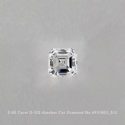 0.80 Carat D-SI2 Asscher Cut Diamond [4931803_012]