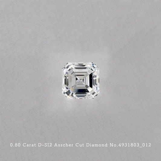 0.80 Carat D-SI2 Asscher Cut Diamond [4931803_012]