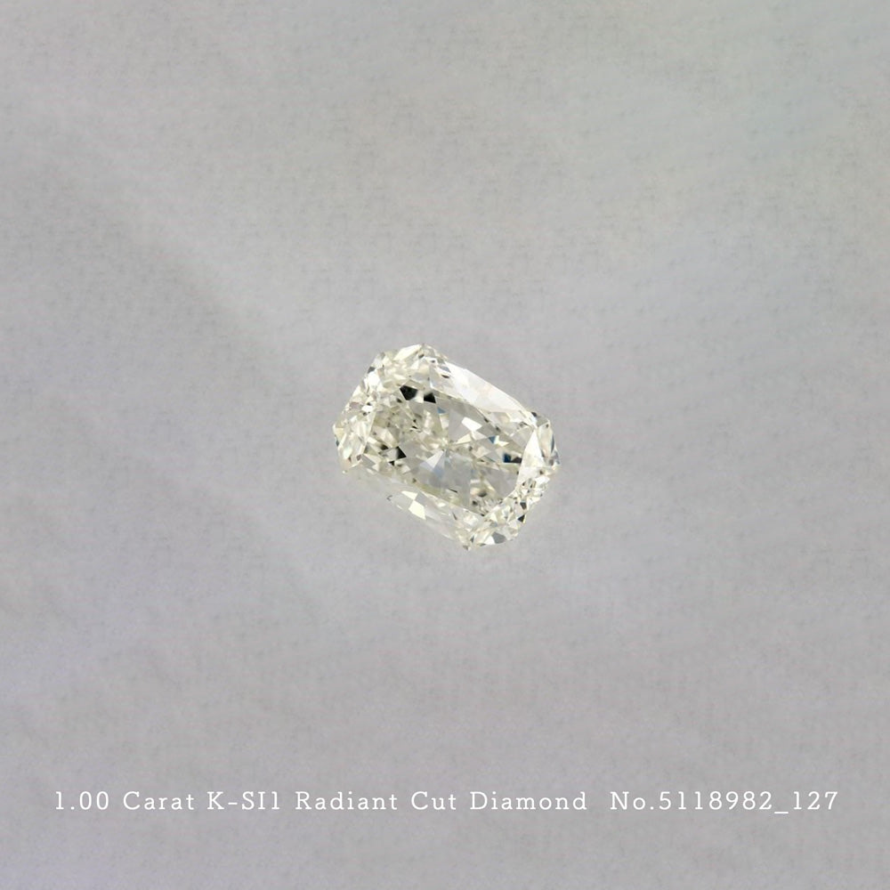 1.00 Carat K-SI1 Radiant Cut Diamond [5118982_012]