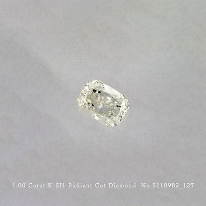 1.00 Carat K-SI1 Radiant Cut Diamond [5118982_012]