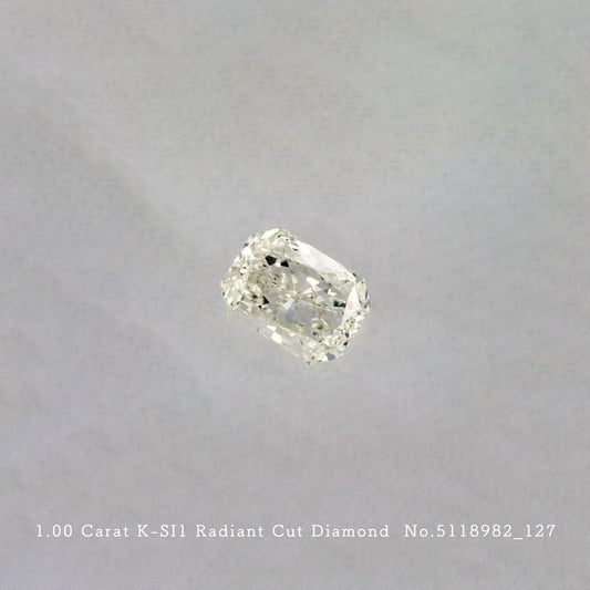 1.00 Carat K-SI1 Radiant Cut Diamond [5118982_012]