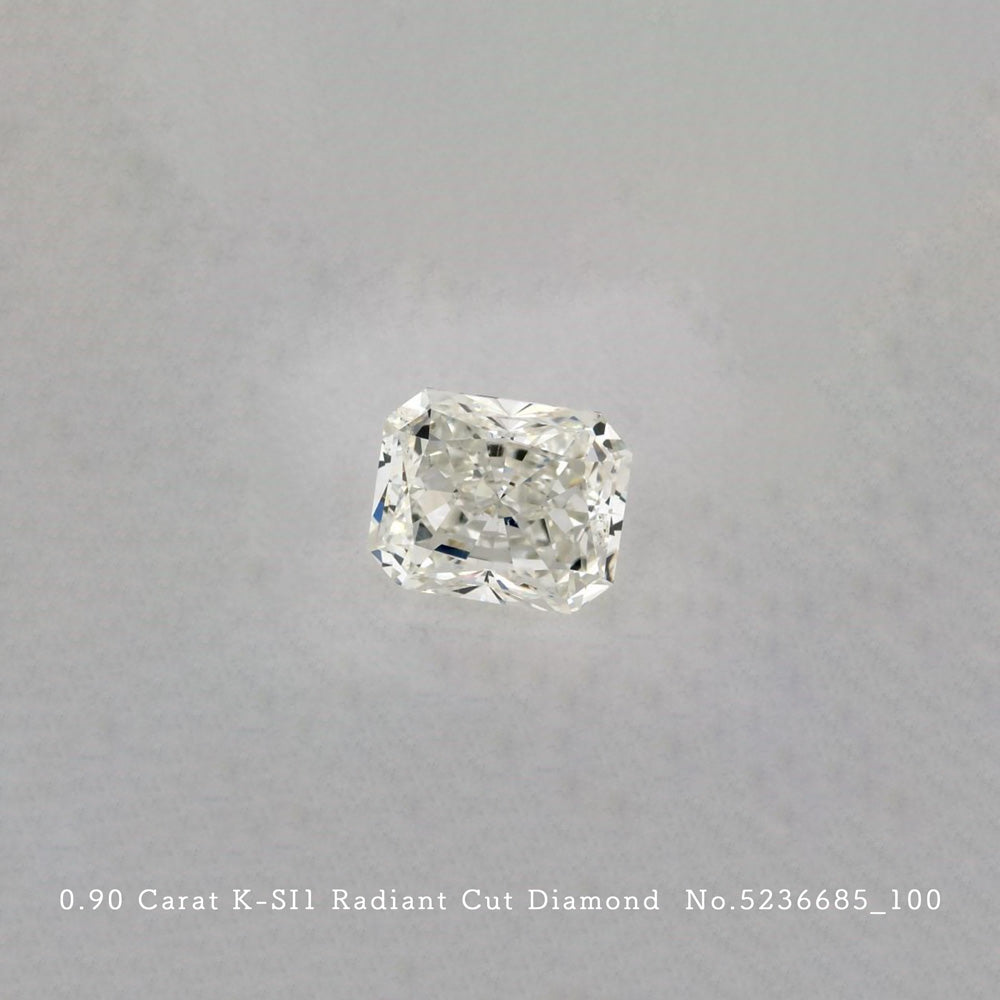 0.90 Carat K-SI1 Radiant Cut Diamond [5236685_010]