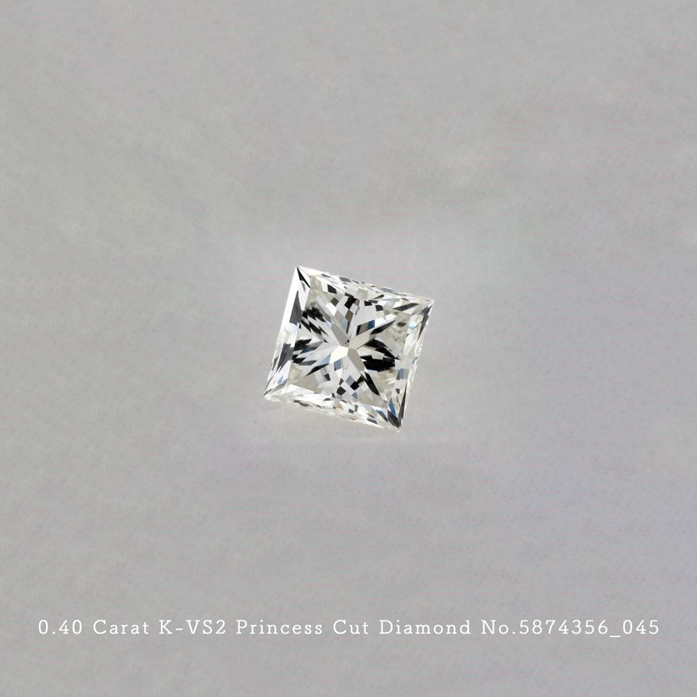 0.40 Carat K-VS2 Princess Cut Diamond [5874356_045]