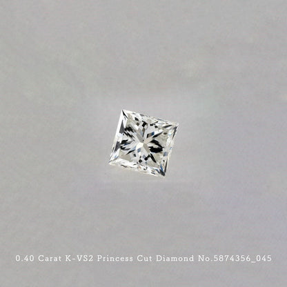 0.40 Carat K-VS2 Princess Cut Diamond [5874356_045]
