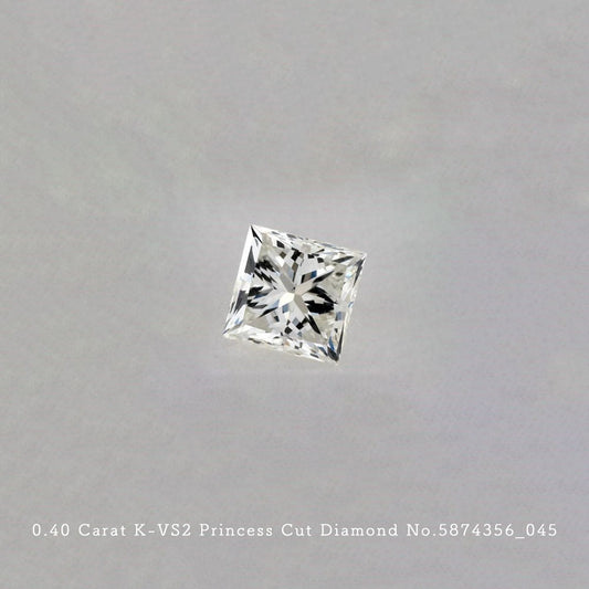0.40 Carat K-VS2 Princess Cut Diamond [5874356_045]