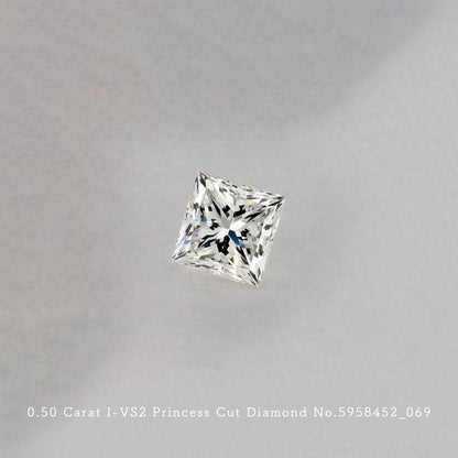 0.50 Carat I-VS2 Princess Cut Diamond [5958452_069]