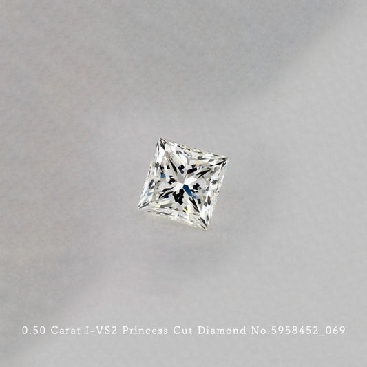 0.50 Carat I-VS2 Princess Cut Diamond [5958452_069]