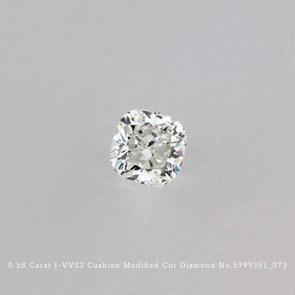 0.58 Carat I-VVS2 Cushion Modified Cut Diamond [5999351_073]