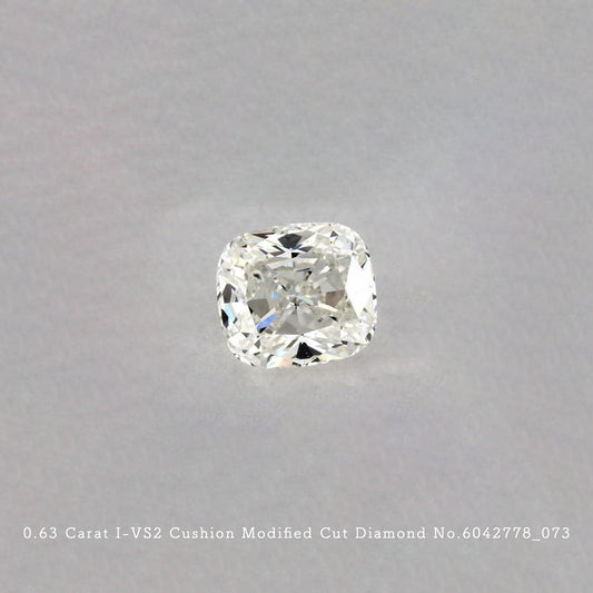 0.63 Carat I-VS2 Cushion Modified Cut Diamond [6042778_073]