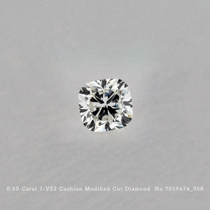 0.50 Carat J-VS2 Cushion Modified Cut Diamond [7059474_058]