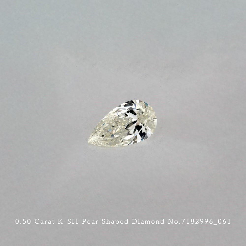 0.50 Carat K-SI1 Pear Shaped Diamond [7182996_061]
