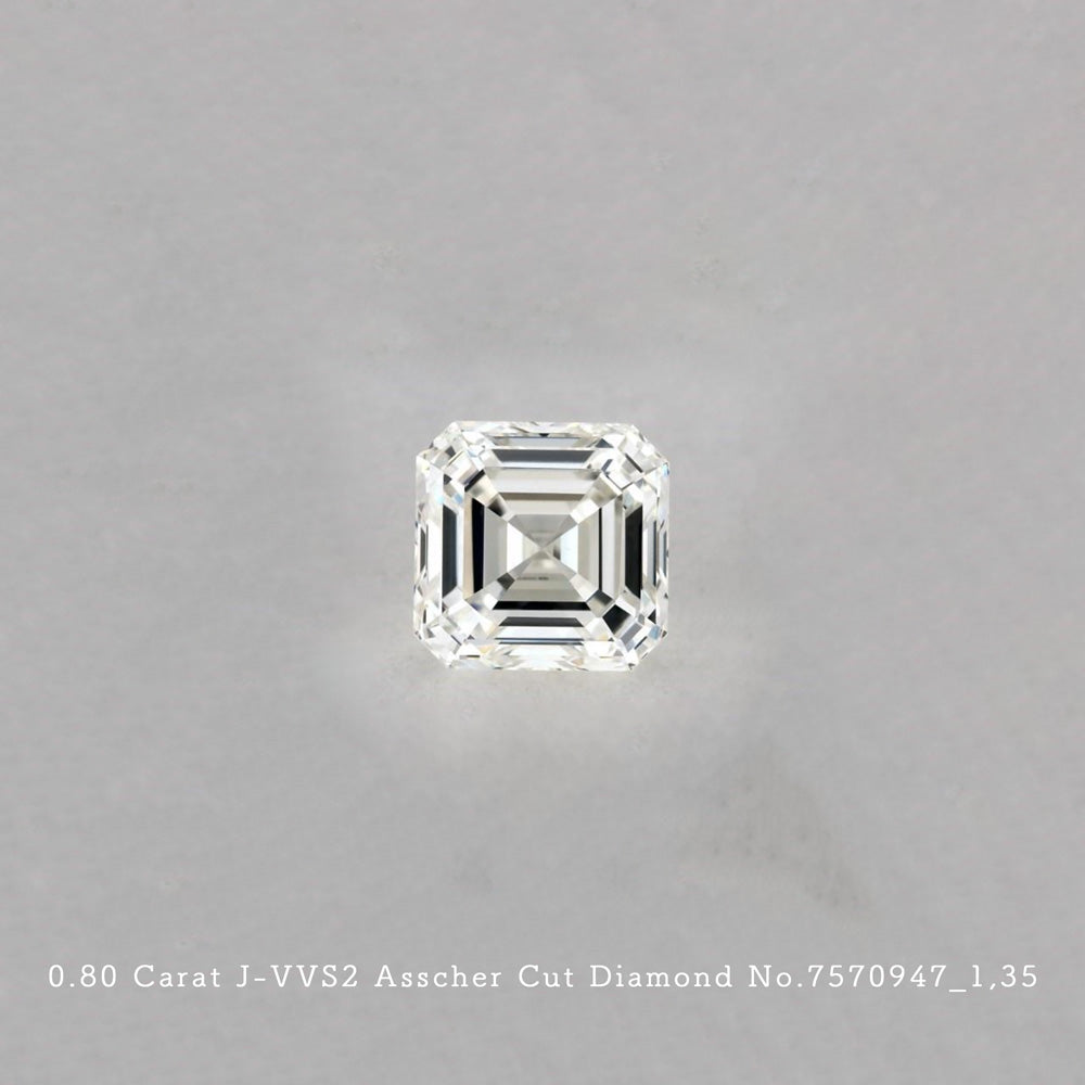 0.80 Carat J-VVS2 Asscher Cut Diamond [7570947_013]