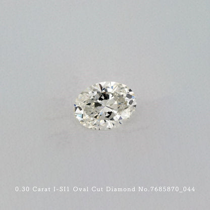 0.30 Carat I-SI1 Oval Cut Diamond [7685870_044]