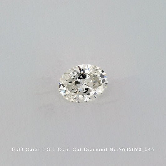 0.30 Carat I-SI1 Oval Cut Diamond [7685870_044]