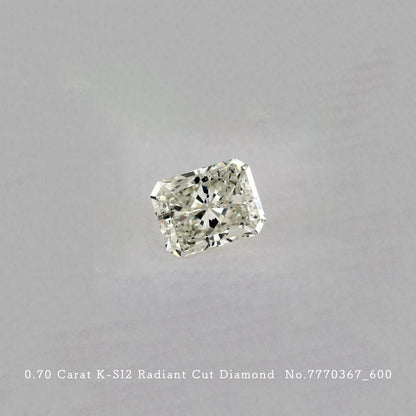 0.70 Carat K-SI2 Radiant Cut Diamond [7770367_060]