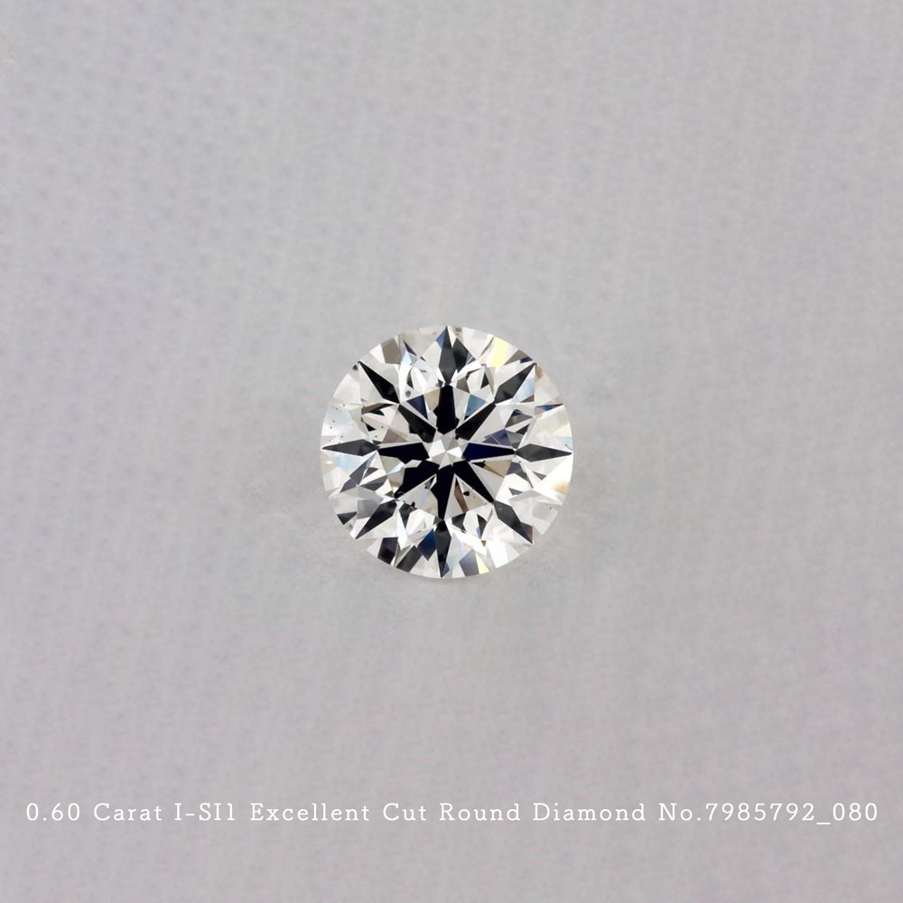 0.60 Carat I-SI1 Excellent Cut Round Diamond [7985792_080]