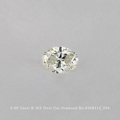 0.80 Carat K-SI2 Oval Cut Diamond [8368112_096]