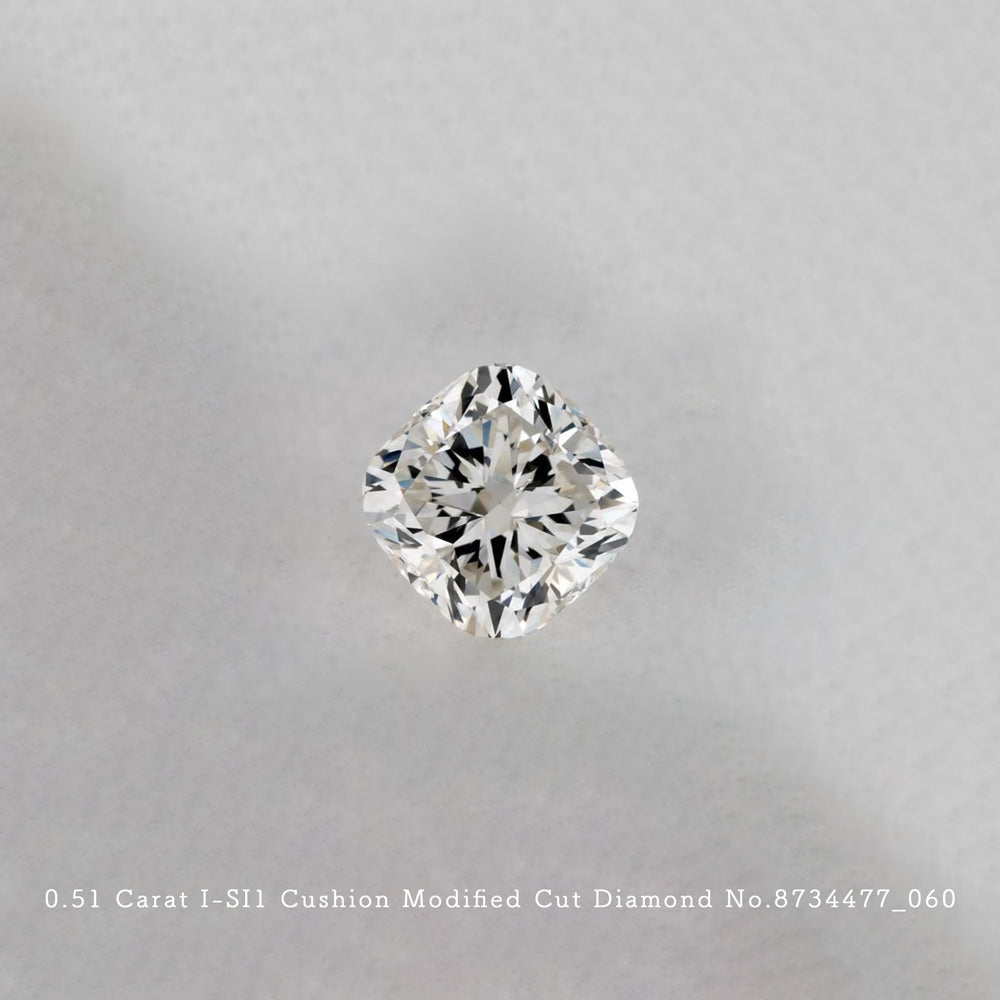0.51 Carat I-SI1 Cushion Modified Cut Diamond [8734477_060]