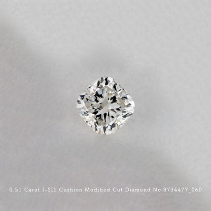 0.51 Carat I-SI1 Cushion Modified Cut Diamond [8734477_060]