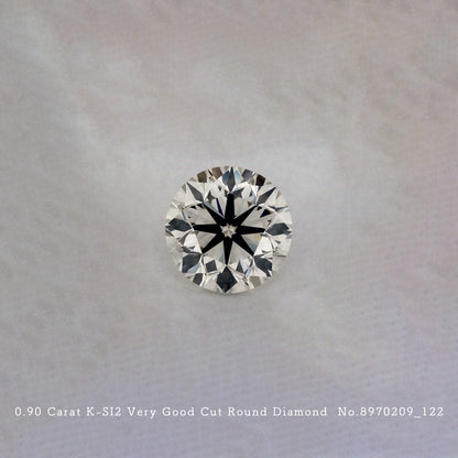 0.90 Carat K-SI2 Very Good Cut Round Diamond [8970209_012]