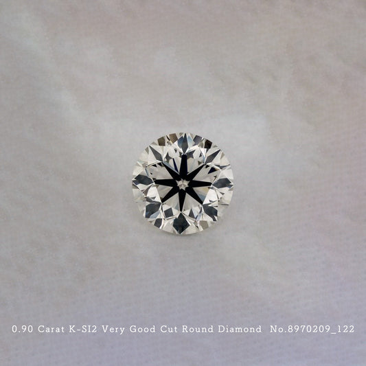 0.90 Carat K-SI2 Very Good Cut Round Diamond [8970209_012]