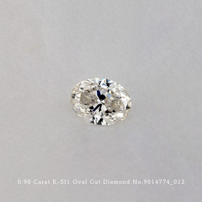 0.90 Carat K-SI1 Oval Cut Diamond [9014774_012]