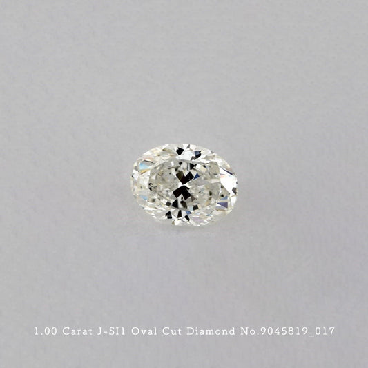 1.00 Carat J-SI1 Oval Cut Diamond [9045819_017]